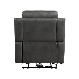Polished Microfiber Manual Reclining Chair