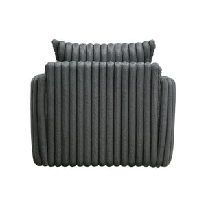 Corduroy Fabric Swivel Chair