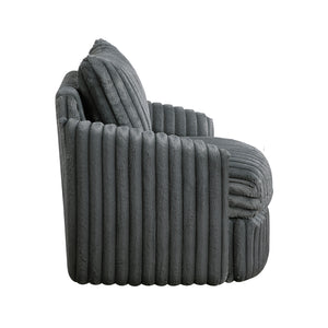 Corduroy Fabric Swivel Chair