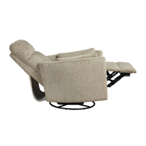 Microfiber Swivel Glider Reclining Chair