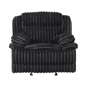 Corduroy Fabric Glider Reclining Chair