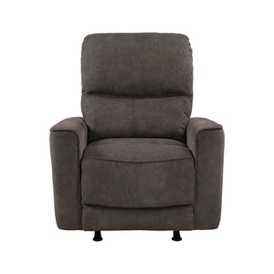 Polished Microfiber Rocker Reclining Chair