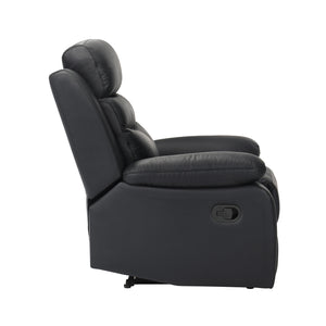 Leather Match Manual Reclining Chair