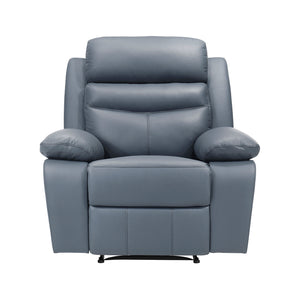 Leather Match Manual Reclining Chair