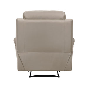 Leather Match Manual Reclining Chair