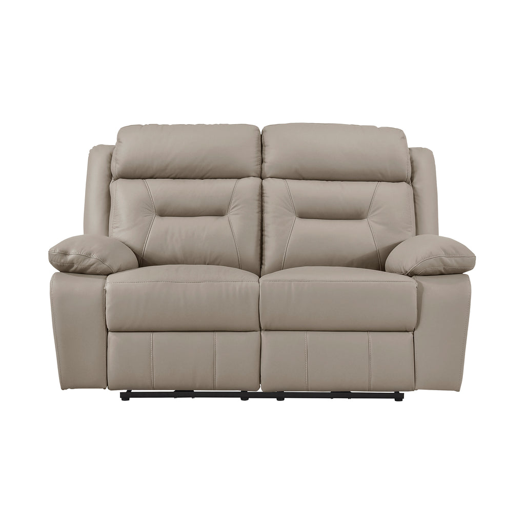 Leather Power Reclining Loveseat