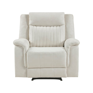 Polished Microfiber Reclining Chair
