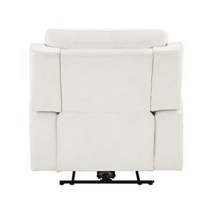 Polished Microfiber Power Reclining Chair