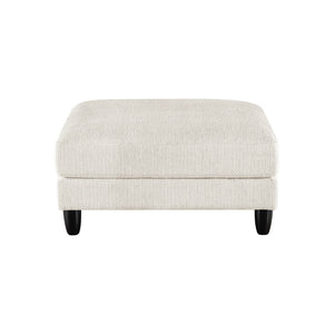 Textured Microfiber Ottoman