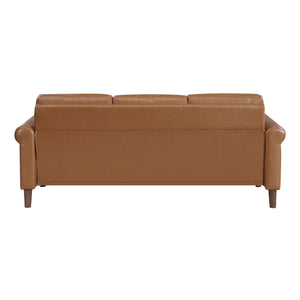 Faux Leather Sofa