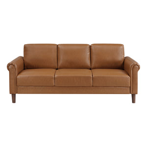 Faux Leather Sofa