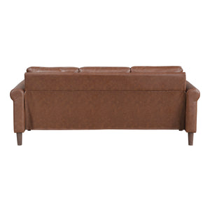 Faux Leather Sofa