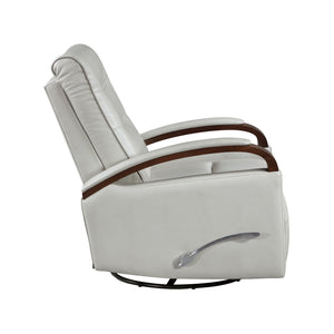 Faux Leather Manual Swivel Glider Reclining Chair