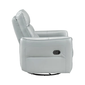Leather Swivel Glider Reclining Chair