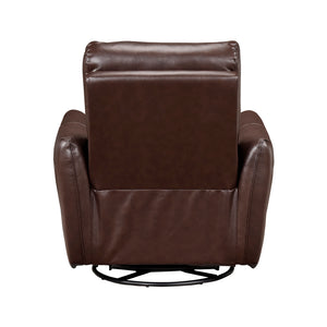 Leather Swivel Glider Reclining Chair