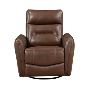 Leather Swivel Glider Reclining Chair