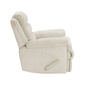 Textured Microfiber Manual Swivel Glider Reclining Chair
