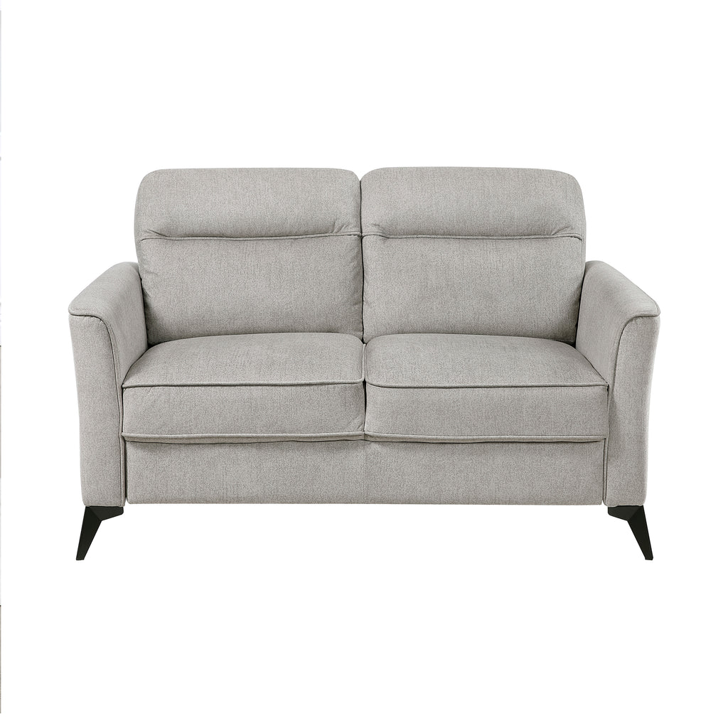 Textured Microfiber Loveseat