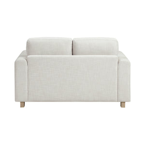 Textured Fabric Living Room Loveseat