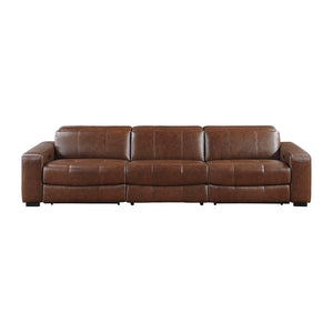 Leather Power Double Reclining Sofa
