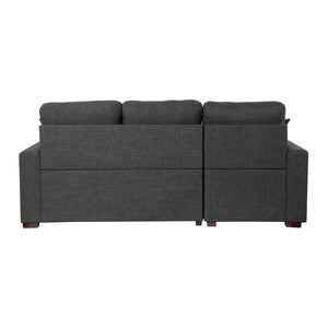 Fabric Sectional Sofa Sleeper, Left Chaise