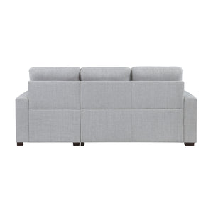 Fabric Sectional Sofa Sleeper, Right Chaise