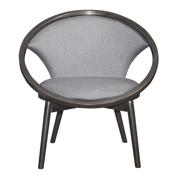 Rowe Accent Chair in Gray and Dark Charcoal