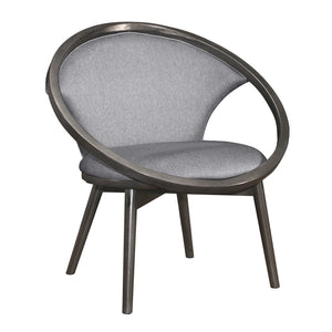 Rowe Accent Chair in Gray and Dark Charcoal