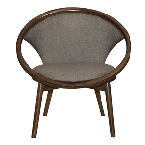 Rowe Accent Chair in Chocolate and Walnut
