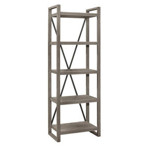 Marseille  27.5" Transitional Wood Side Pier in Weathered Gray