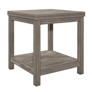 Marseille  3-piece Transitional Wood Occasional Tables in Weathered Gray