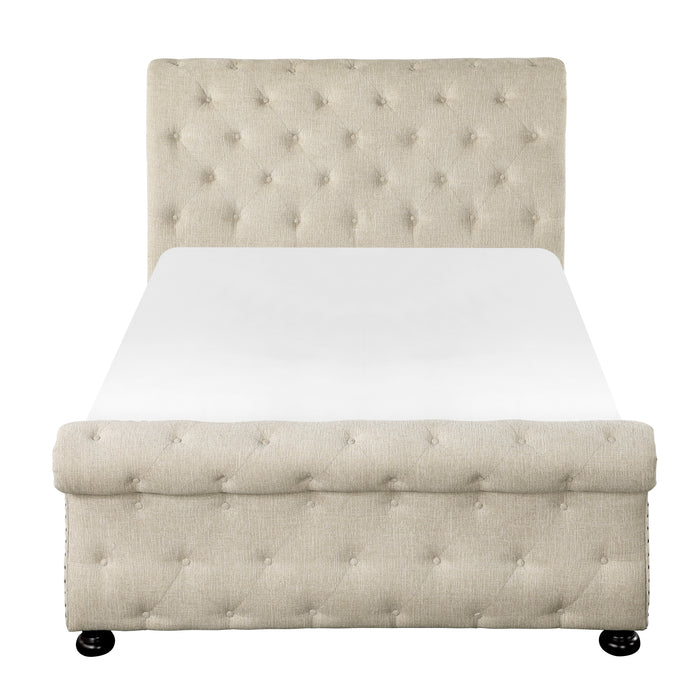 Blue Lake Upholstered Bed, Queen