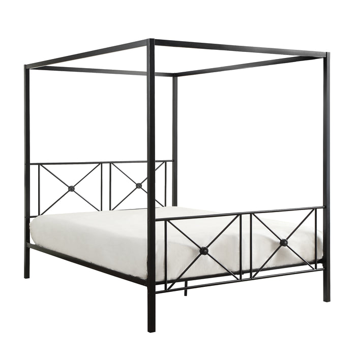 Toulon Gable Canopy Platform Bed, Queen
