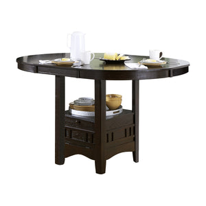 Fugue Townsford Round / Oval Counter Height Table with Storage Base