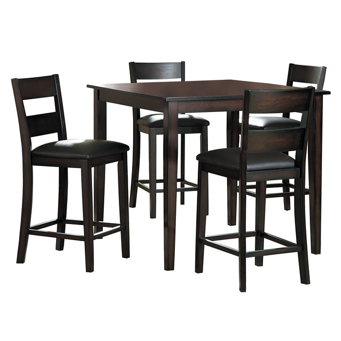 Acoux 5-Piece Pack Counter Height Dining Set