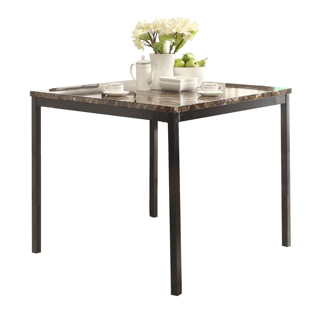 Griffon Paseo Counter Height Table with Faux Marble Top