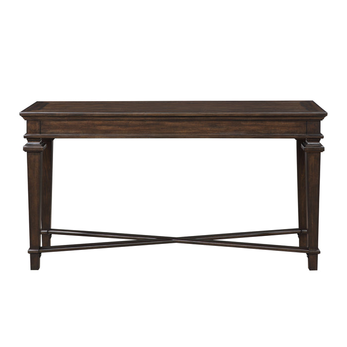 Valabregue 56" Traditional Wooden Console Table in Espresso