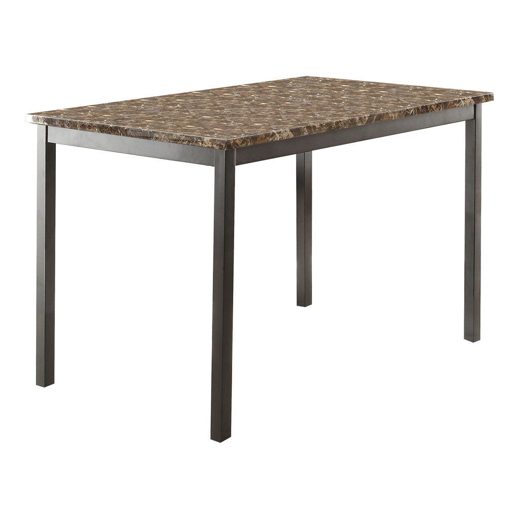 Lorain Myan Dining Table with Faux Marble Top