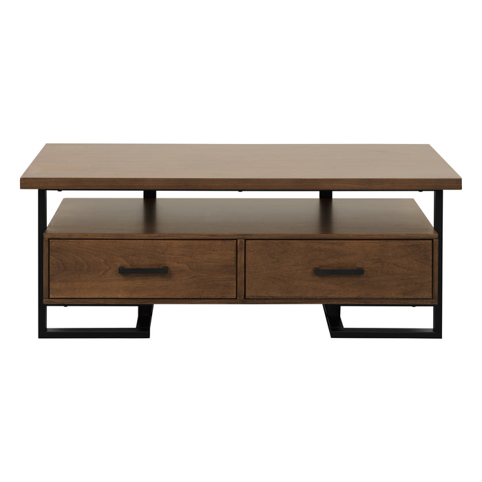 Northside Cotterill Cocktail Table with Two Functional Drawers