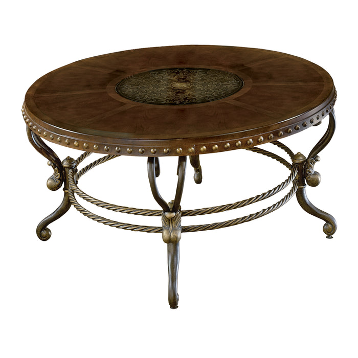 Bellemare Veloce Round Cocktail Table