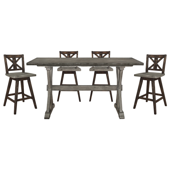 Anke 5-Piece Counter Height Dining Set