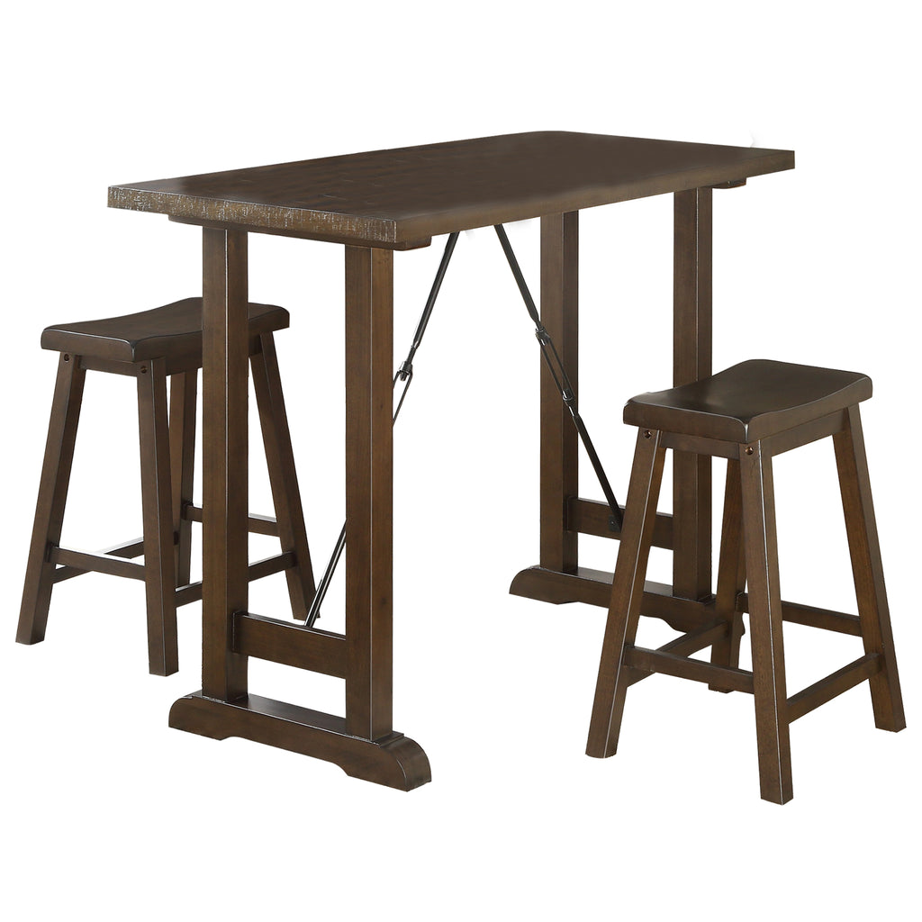 Maeva Sharon 3-Piece Counter Height Table Set