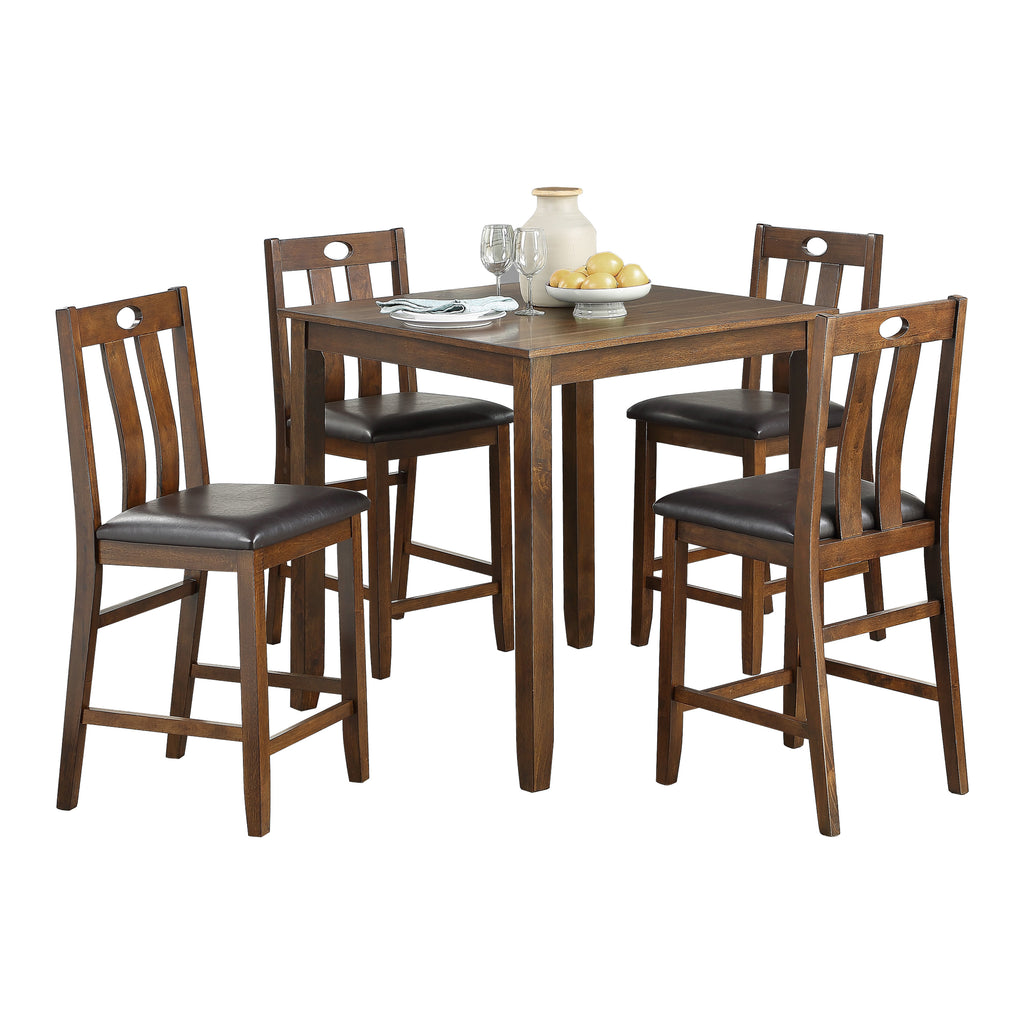 Aggiano 5-Piece Pack Counter Height Dining Set