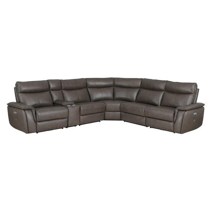 Ulrich 6-piece Contemporary Modular Reclining Sectional