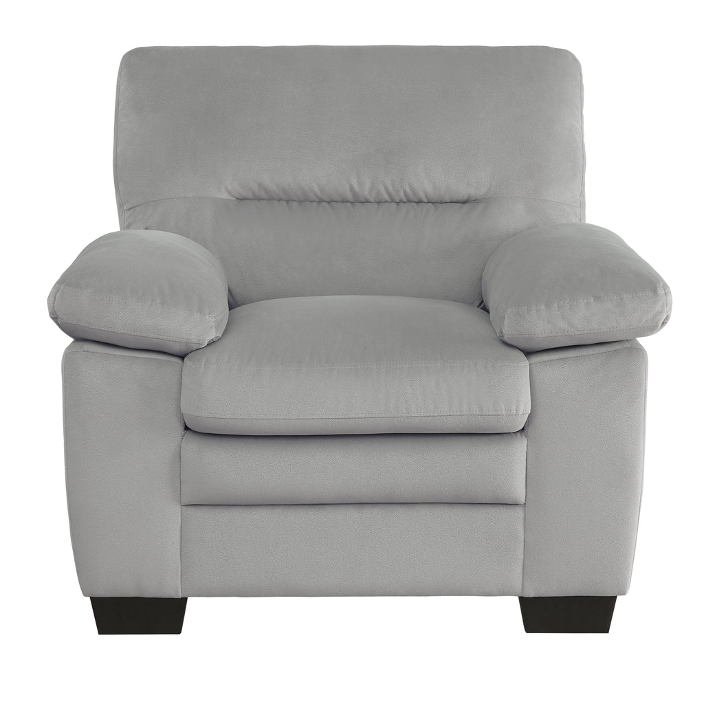 Linnea Textured Chair in Gray