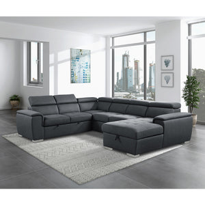 Wystan 4-Piece Sectional with Pull-Out Bed
