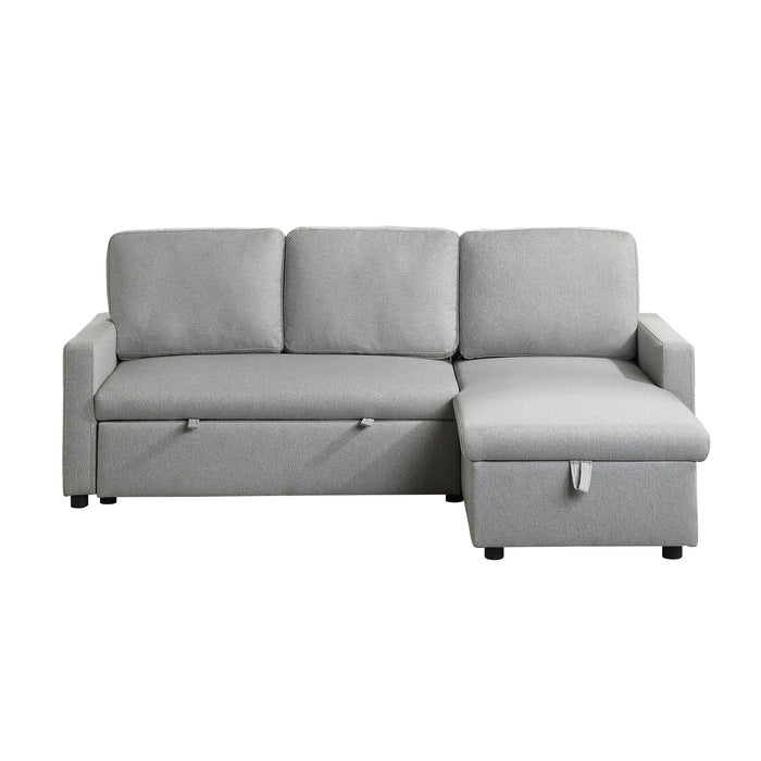 University 2-Piece Reversible Sectional with Pull-Out Bed & Storage