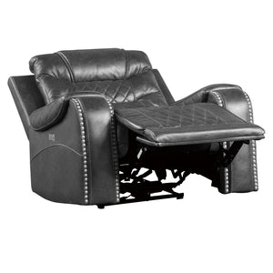 Barnard Gray 40" Power Reclining Chair