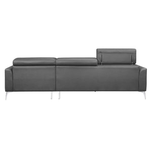 Marcel Dark gray 102" 2-Piece Sectional with Right Chaise