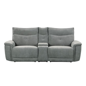 Clancy Power Reclining Loveseat with Console